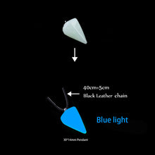 Load image into Gallery viewer, Luminous Glowing Arrow Pendant Necklace Knight Spear Necklace Glow In The Dark Pike Necklace for Women Men Halloween Gift