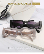 Load image into Gallery viewer, D&amp;T 2022 New Fashion Rectangle Sunglasses Women Men Brand Designer Distinctive Incomplete Style Gradients Lens PC Frame UV400