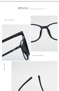 Anti Blue Light Glasses Blocking Filter Round Computer Glasses Men Women Super Light Frame Eyeglasses Pink Clear Spectacles