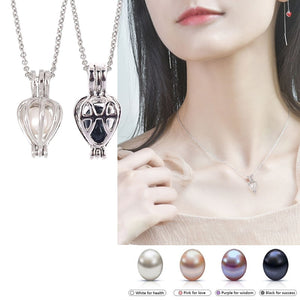 Natural Oyster Wish Pearl Pendant Necklace Charm Necklace Gift Box Popular Fashion Women Jewelry Gift