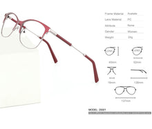 Load image into Gallery viewer, Vintage Square Women&#39;s glasses frames Myopia Man Glasses Prescription Ladies Spectacles Clear Female Optical Eyeglasses Metal