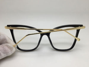 Retro Cat Eye Glasses Women's Eyeglasses Frame Luxury Brand Designer Spectacles Transparent Cat's Eye Glasses Female Eyewear