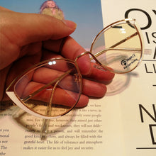 Load image into Gallery viewer, Fashion Vintage Metal Anti-blue Glasses Frame Women Brand Designer Transparent Eyeglasses Female Spectacles Oculos Feminino