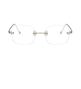 2022 Women Glasses Frame Luxury Eyeglasses Frame Women Anti Blue Light Eyewear Optics Brand Women Frameless Spectacle