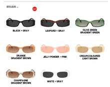 Load image into Gallery viewer, Cool B Logo Rectangle Sunglasses Women Fashion 2022 Brand Designer Color Gradient Lens Sun Glasses Party Beach Glasses UV400