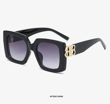 Load image into Gallery viewer, 2022 new European and beautiful brand sunglasses fashion men&#39;s square big frame sunglasses UV400 driving retro sunglasses
