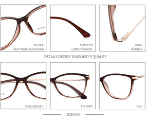 Vintage Cat Eye Women Eyeglasses Frame Optical Stylish Eyewear Female Myopia Prescription Glasses Spectacle 1044