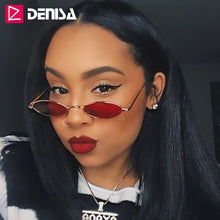 Carica l'immagine nel visualizzatore di Gallery, Moda blu occhiali da sole senza montatura donne 2022 UV400 lusso aviazione signore occhiali da sole occhiali tonalità zonnebril dames