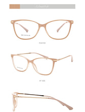 Load image into Gallery viewer, Vintage Cat Eye Women Eyeglasses Frame Optical Stylish Eyewear Female Myopia Prescription Glasses Spectacle 1044