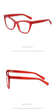 Load image into Gallery viewer, 2022 Fashion Cat Eye Glasses Frame for Women Optical Retro eyeglasses frames Myopia Prescription anti blue ray glasses eyewear
