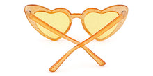 Load image into Gallery viewer, Trending Cat Eye Sunglasses Big Heart Popular Heart Sharp flash of light Glitter Pink Glasses High Quality Shades for Female