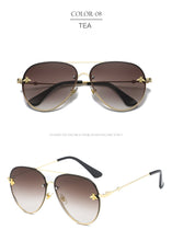Load image into Gallery viewer, Brand Design 2022 Fashion Women Small Bee Sunglasses Colourful Rivet Glasses Female Male Outdoor Traveling Eyeglasses UV400