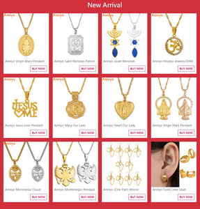 Egyptian Queen Nefertiti Pendant Necklaces Women Men Jewelry Silver Color/Gold Color Wholesale Jewellery African