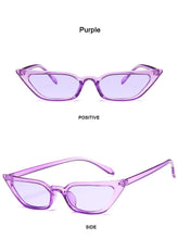 Carica l'immagine nel visualizzatore di Gallery, 2022 Piccolo Occhio di Gatto Occhiali Da Sole di Moda Delle Donne Dell'annata Specchio di Plastica Occhiali da Sole Vintage Femminile Oculos De Sol Feminino UV400 
