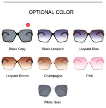 Load image into Gallery viewer, Luxury Square Sunglasses Women Brand Designer Retro Frame Big Sun Glasses Female Vintage Gradient Male Oculos Feminino