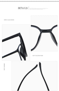 Anti Blue Light Glasses Square Frame  Women's Eyeglasses Frame Blue Blocking Gaming  Eyeglasses Vintage Men Spectacles