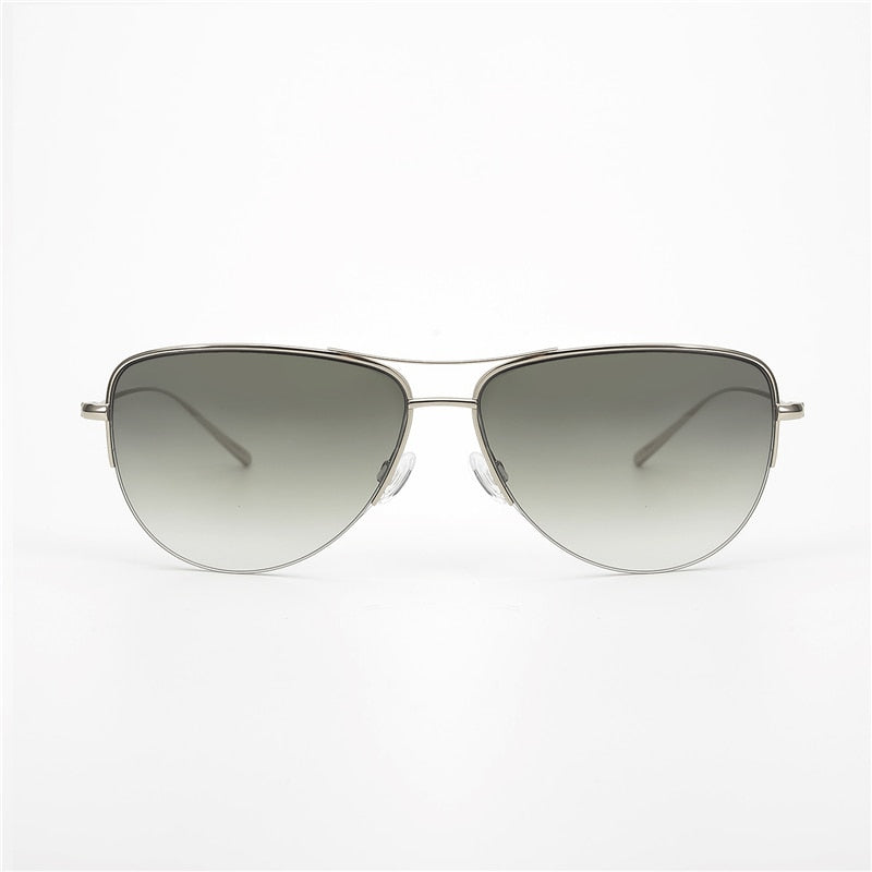 Super light 12g Strummer Sunglasses Pure Titanium Frame with Gradient lens Pilot Sunglasses Men Unisex OV1004S sunglasses