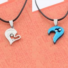 Load image into Gallery viewer, 1 pair Fashion Couple Heart Shape I Love You Pendant Necklace Unisex Lovers Couples Jewelry Fashion Gift Accessories
