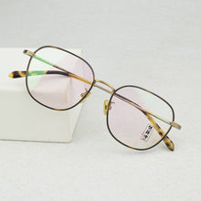 Load image into Gallery viewer, fashion myopia optical glasses frame women retro eye glasses frames for women Metal prescription computer spectacle frames 6004