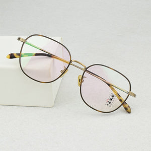 fashion myopia optical glasses frame women retro eye glasses frames for women Metal prescription computer spectacle frames 6004