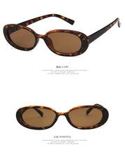 Load image into Gallery viewer, Pink Retro Sunglasses Oval Sunglasses Women Retro Brand Designer Vintage Ladies Cat Eye Pink Sun Glasses UV400  Nicki Minaj