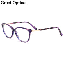 Load image into Gallery viewer, Gmei Optical Stylish Oval Pink Transparent Brand Designer Women Glasses Frames Prescription Eyeglasses Optical Eyewear H8034