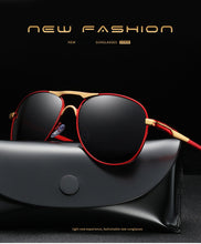 Load image into Gallery viewer, Luxury Brand  Polarized Sunglasses Men Women Gradient Lens Alloy metal frame Round Sun glasses Pilot Driving