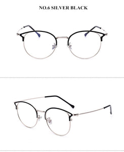 Anti Blue Light Glasses Frame Cat Eye Eyeglasses Frames Women Computer Protection Eyewear Optical Spectacles Myopia Frame