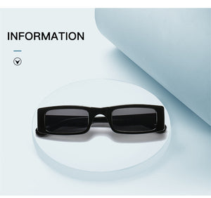 Trendy piccolo rettangolo occhiali da sole donne 2022 Y2k Steampunk anni '90 occhiali da sole UV400 gotico vacanza spiaggia Cat Eye Hippie Eyewear