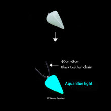 Load image into Gallery viewer, Luminous Glowing Arrow Pendant Necklace Knight Spear Necklace Glow In The Dark Pike Necklace for Women Men Halloween Gift
