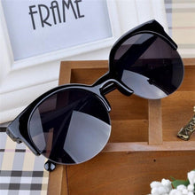 Load image into Gallery viewer, 2022 Oculos De Sol Feminino New Fashion Retro Designer Super Round Circle Glasses Cat Eye Women's Sunglasses Glasses Goggles