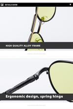 Load image into Gallery viewer, 3PCS Combined LIOUMO Day Night Vision Photochromic Sunglasses For Men Polarized Women Square Driving Sun Glasses