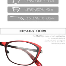 Load image into Gallery viewer, Square rectangular cat eye eyeglasses frame metal transparent small narrow glasses Women diopters customizable fashion luxury