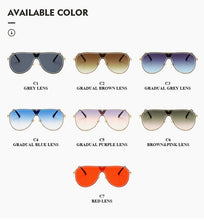 Load image into Gallery viewer, Brand Design Fashion Sunglasses Women Metal Gradient Sun Glasses High Quality Men UV400 Sunglass Shades Eyewear Oculos de sol