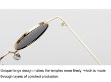Load image into Gallery viewer, Vintage Red Round Sunglasses Women Men Fashion Brand Designer Sun Glasses Female Male Retro Small Frame Circle Hip Hop Oculos