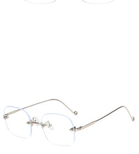 Load image into Gallery viewer, 2022 Women Glasses Frame Luxury Eyeglasses Frame Women Anti Blue Light Eyewear Optics Brand Women Frameless Spectacle
