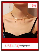 Load image into Gallery viewer, Popular Dried Flower Necklaces Korean Womens Long Gold Beads Chain Colorful Round Pendant  Jewelry For Girls