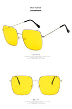 Load image into Gallery viewer, Newest square frame vintage Eeygalsses Women Oversized Big SizeOptical Frames Metal Glasses Frame Clear lens Eyeware