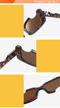 Load image into Gallery viewer, Small Rectangle Sunglasses Women Vintage Designer Green Black Holes Sun Glasses Men 2022 Brand Shades Fashion Square Eyewear
