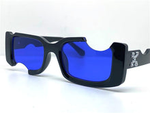 Load image into Gallery viewer, Small Rectangle Sunglasses Women Vintage Designer Green Black Holes Sun Glasses Men 2022 Brand Shades Fashion Square Eyewear