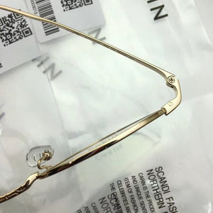 Korean Brand Pure Titanium Glasses Frame Irregular Optical Glasses Frame Women Men Ultralight Myopia Prescription Eyewear