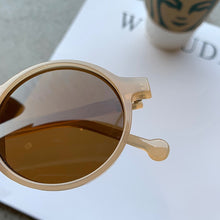 Load image into Gallery viewer, Oulylan Retro Round Sunglasses Women Men Classic Brand Leopard Green Sun Glasses Shades Ladies UV400 Sunglass Oval Eyewear