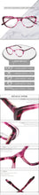 Load image into Gallery viewer, Acetate Cat Eye Women&#39;s Decorative Glasses Transparent Round Prescription Glasses Without Diopter Unusual Female Eyeglasses