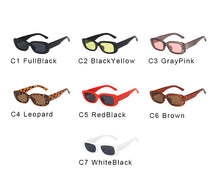 Load image into Gallery viewer, Small Rectangle Sunglasses Women Vintage Brand Designer Square Sun Glasses Shades Female UV400