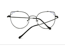 Load image into Gallery viewer, Transparent Cat Eye Glasses Frames Women Vintage computer glasses Oversized Eyeglasses Frame Female Optical Spectacles