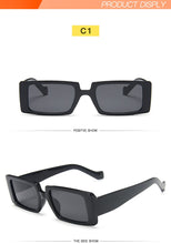 Load image into Gallery viewer, 2022  Retro Square Sun Glasses Luxury Brand Travel Small Rectangle Sunglasses Women Men Vintage Oculos Lunette De Soleil Femme