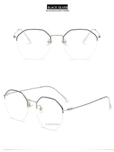 Load image into Gallery viewer, Vintage Polygon Optical Frame Women Anti Blue Ray Computer Glasses Metal Eyeglasses Frames for Ladies