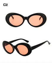 Load image into Gallery viewer, Clout Goggles Kurt Cobain Glasses Men Women Luxury Brand Designer Oval Sunglasses Female Male NIRVANA Sun Glasses UV400