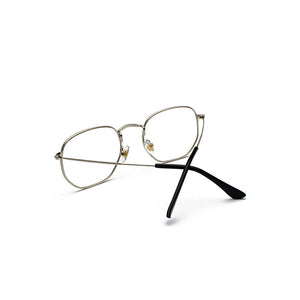 New Vintage Gold Sunglasses Men Square Metal Frame Silver Brown Black Small Sun Glasses Female Unisex Summer Style Shades