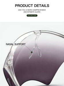 Men's Women's Faceshield Protective Glasses 2022 Goggles Safety Blocc Glasses Anti-Spray Mask Protective Goggle Glass Sunglasses